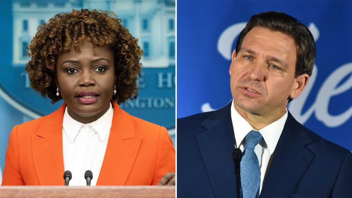 Karine Jean-Pierre, Ron DeSantis