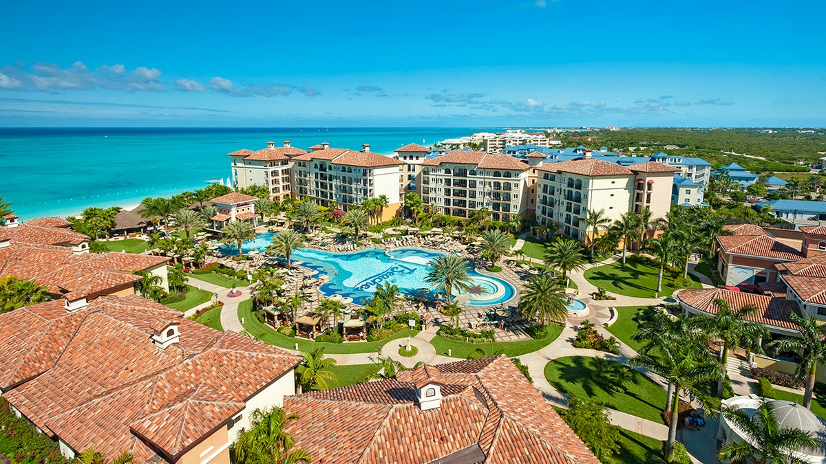 aeriel view of Beaches Resorts