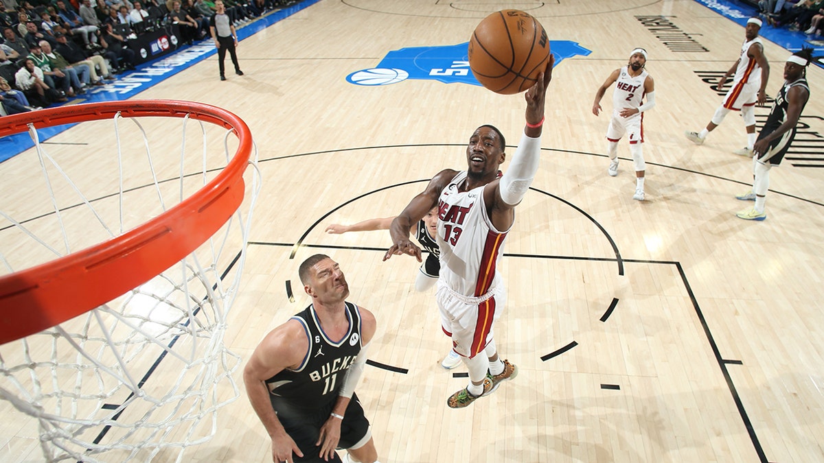 Bam Adebayo layup