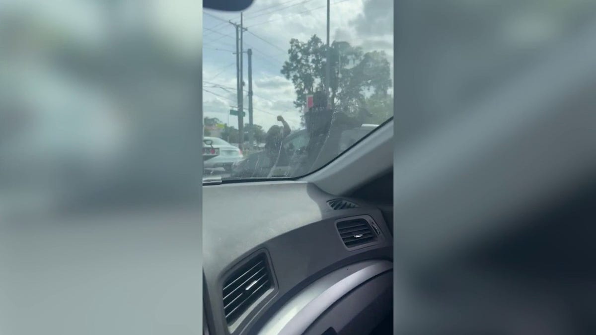 Florida road rage suspects climb on top of vehicle after minor crash ...