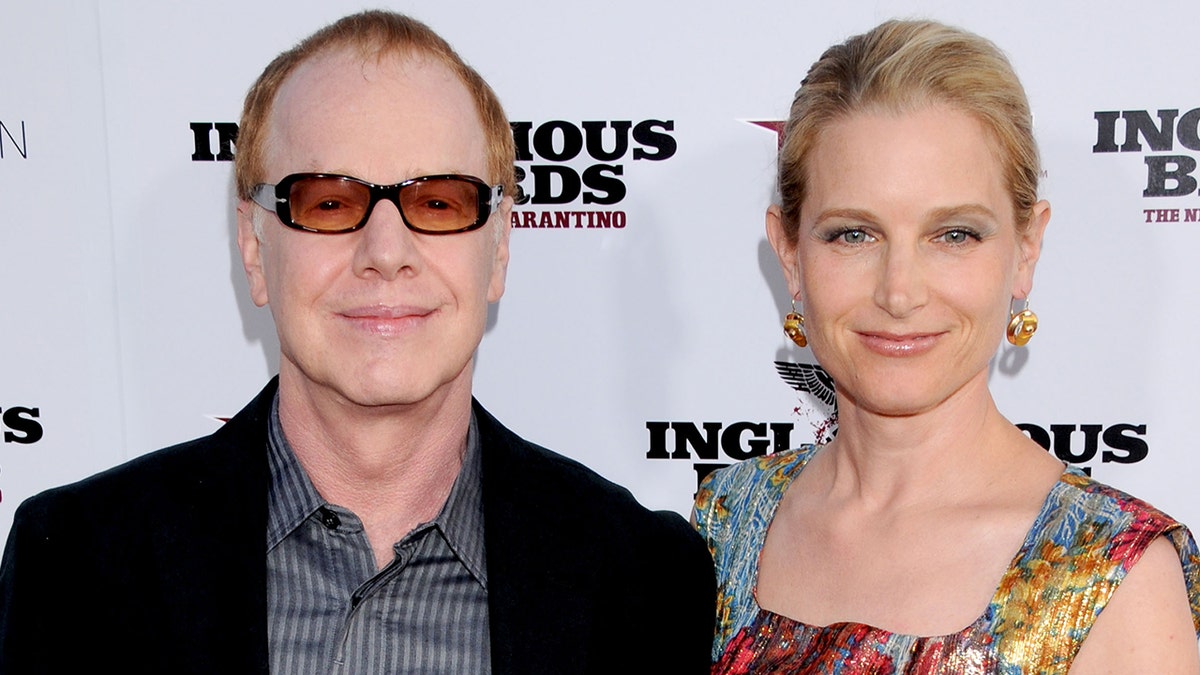 Musician Danny Elfman walks red carpet with wife Bridget Fonda in 2009