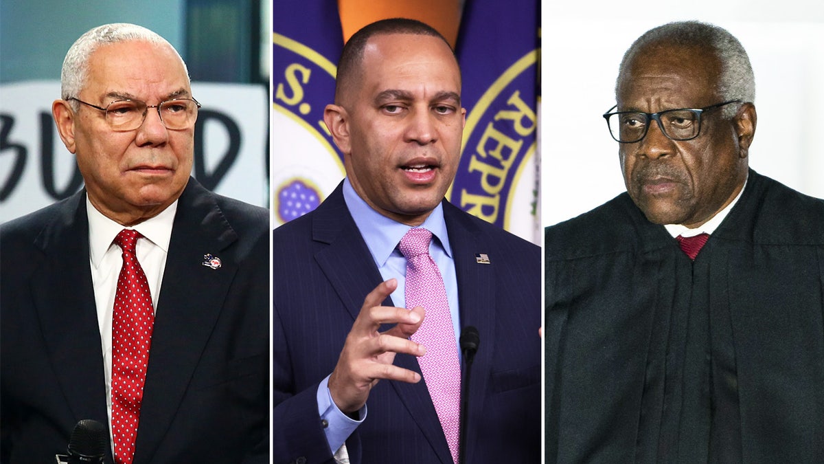 Colin Powell, Hakeem Jeffries, Clarence Thomas