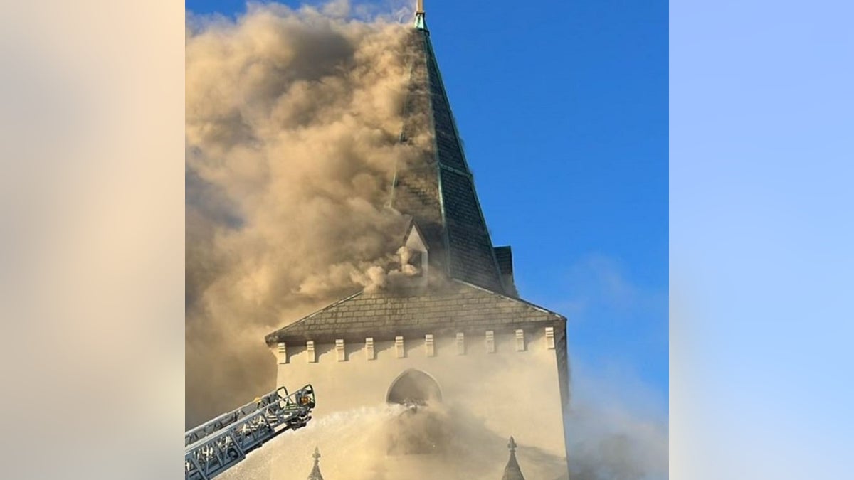 Massachusetts church fire