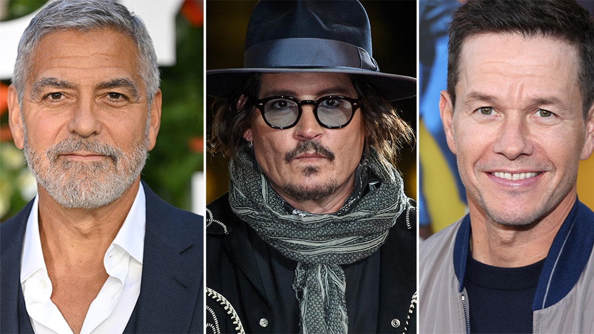 george clooney johnny depp mark wahlberg