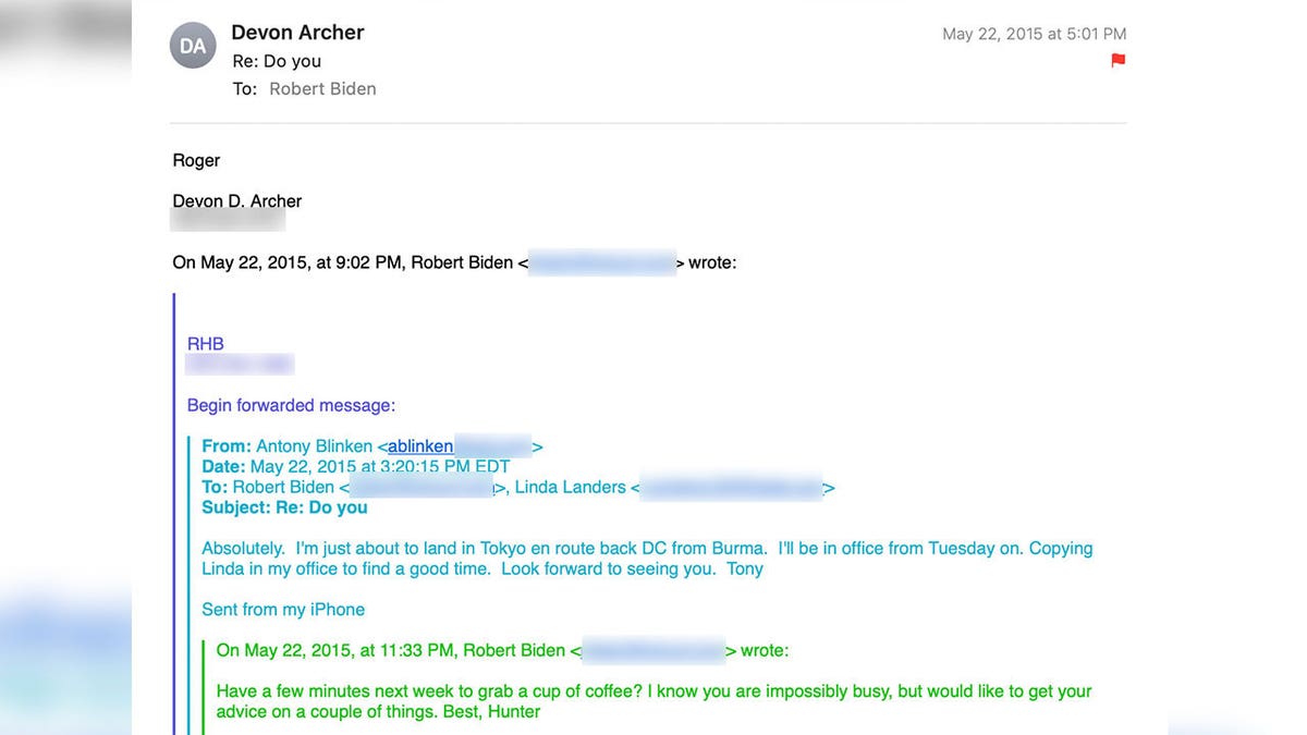 Hunter Biden email