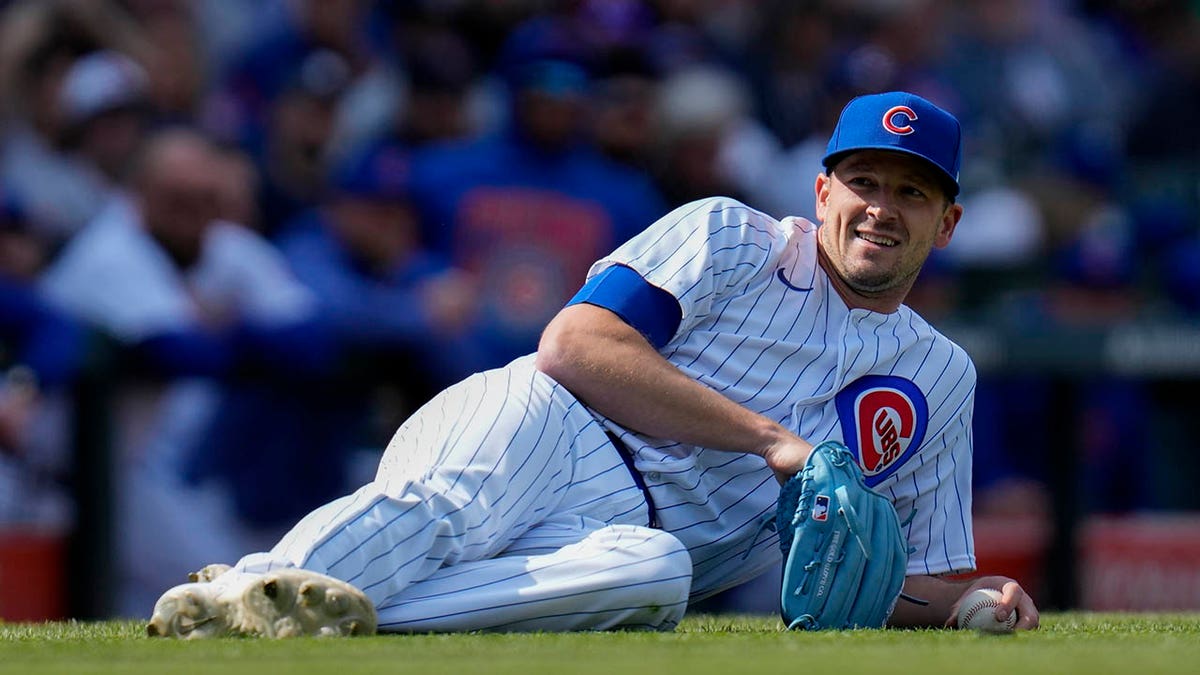 Drew Smyly on grass