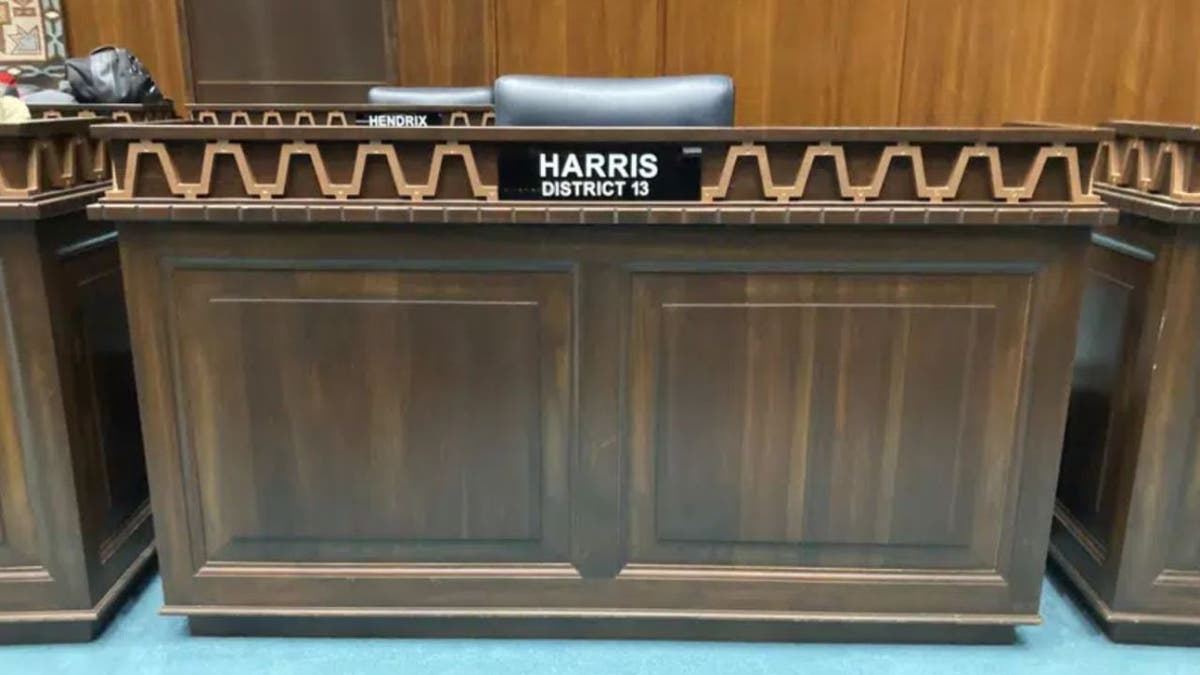 Desk used by Arizona Republican Liz Harris