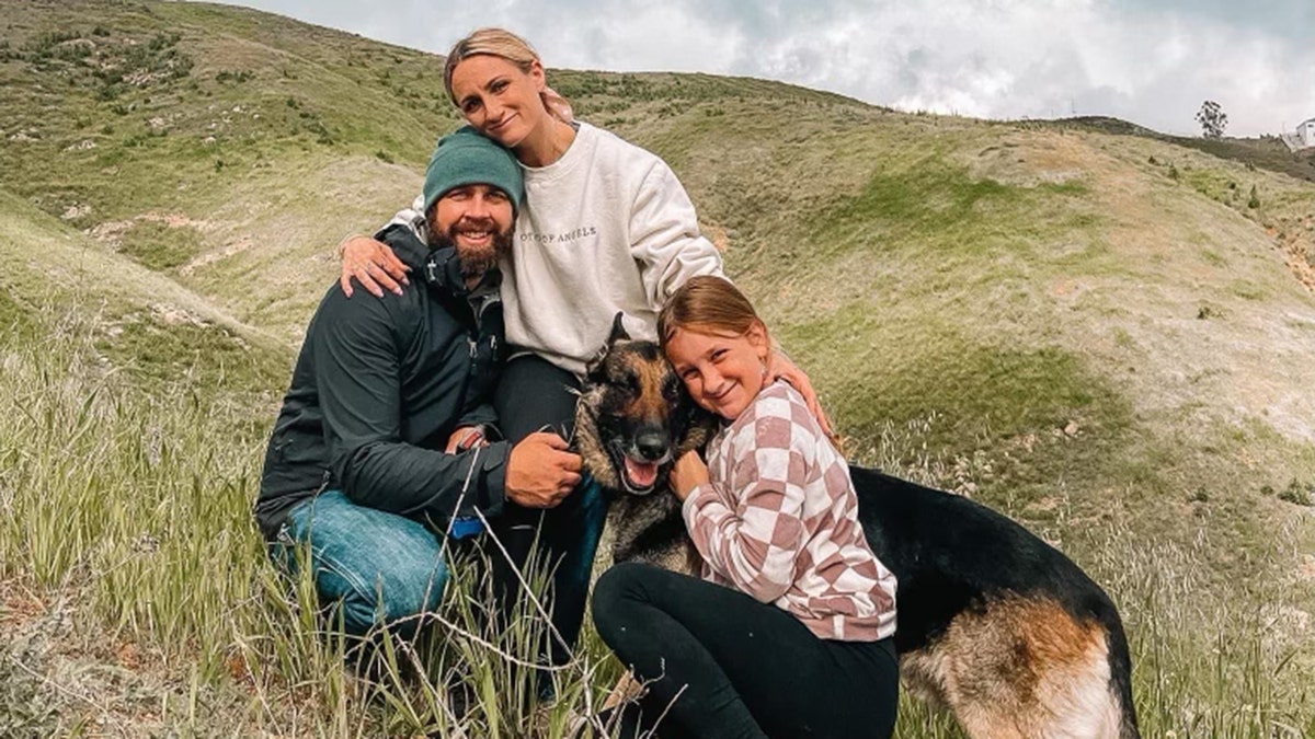 bauer family in meadow