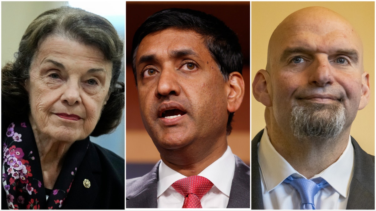 Three-way split with Sen. Dianne Feinstein, Rep. Ro Khanna, and Sen. John Fetterman