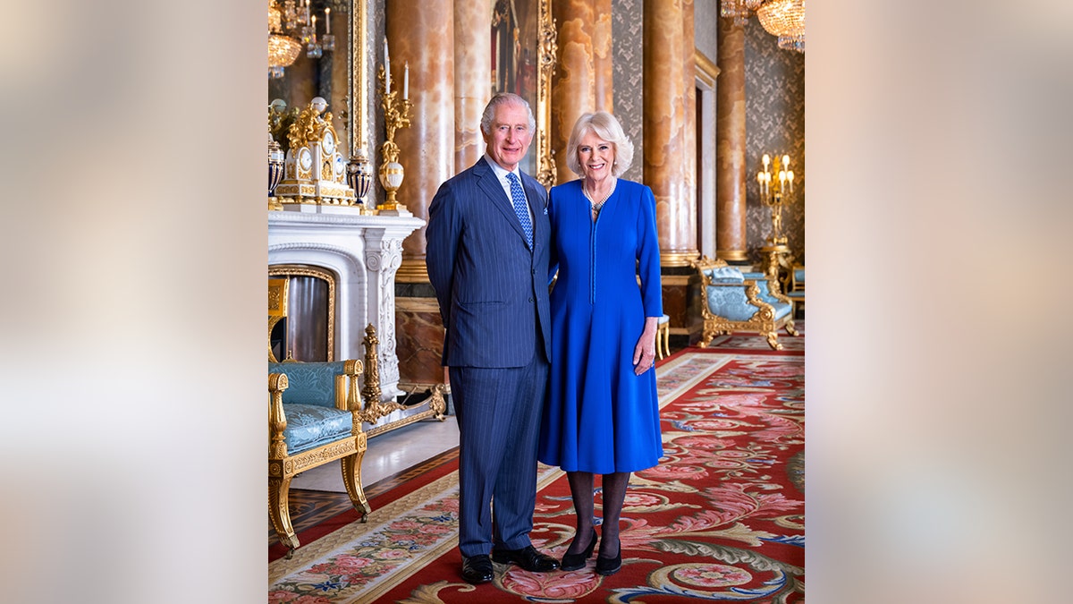 The official portrait of Charles and Camilla