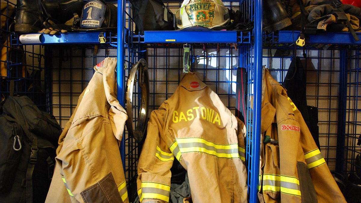 Gastonia firefighter coats