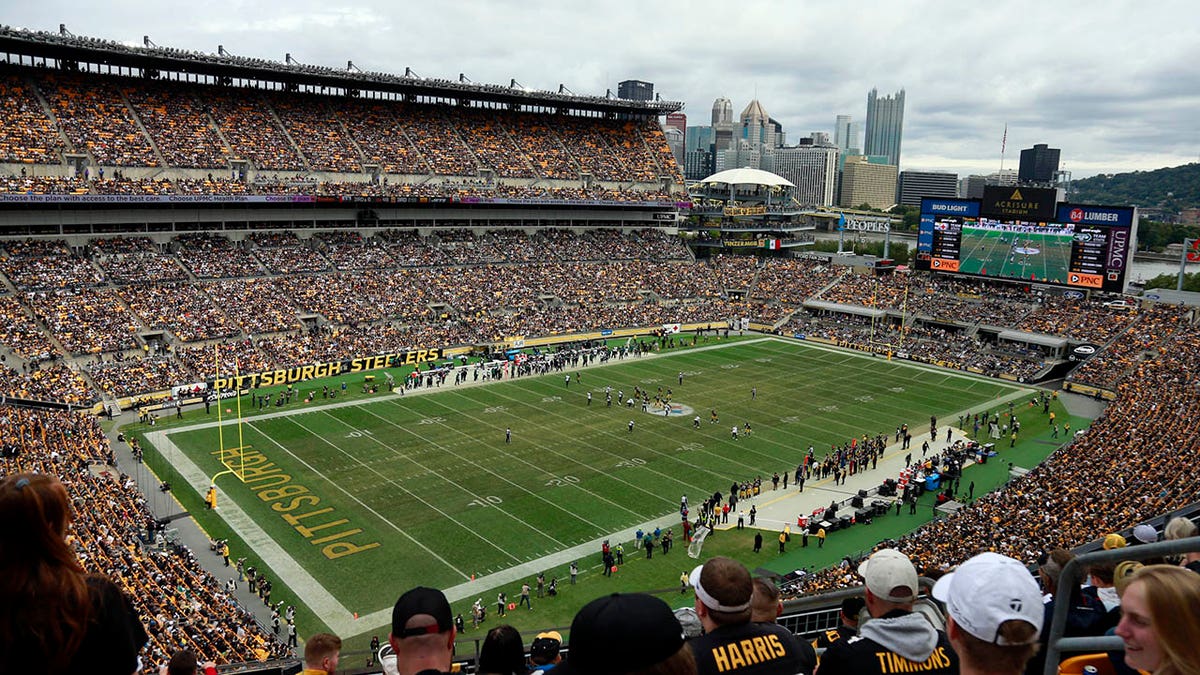 View of Steelers stadium inside