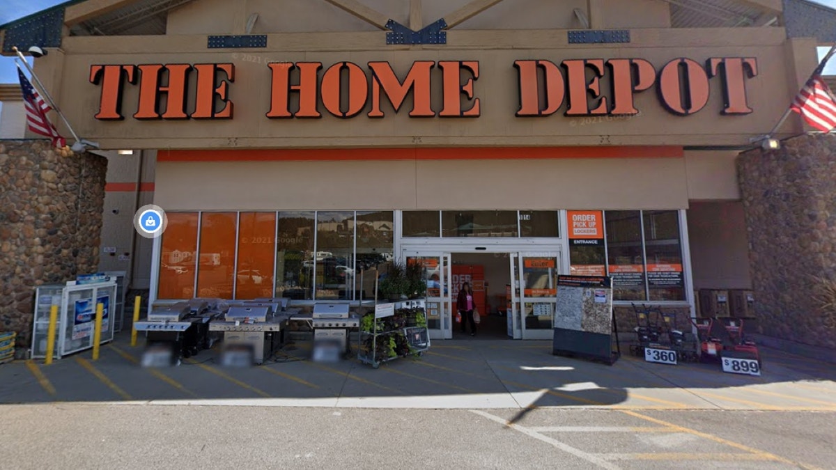 Exterior of Home Depot store