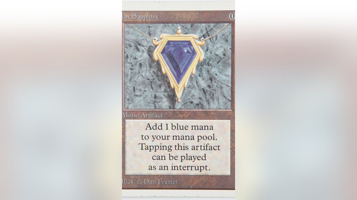 mox sapphire trading card game