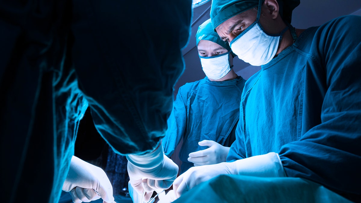 surgery team in operating room