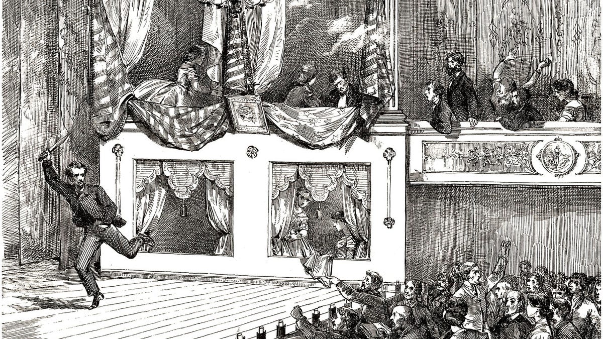 John Wilkes Booth engraving
