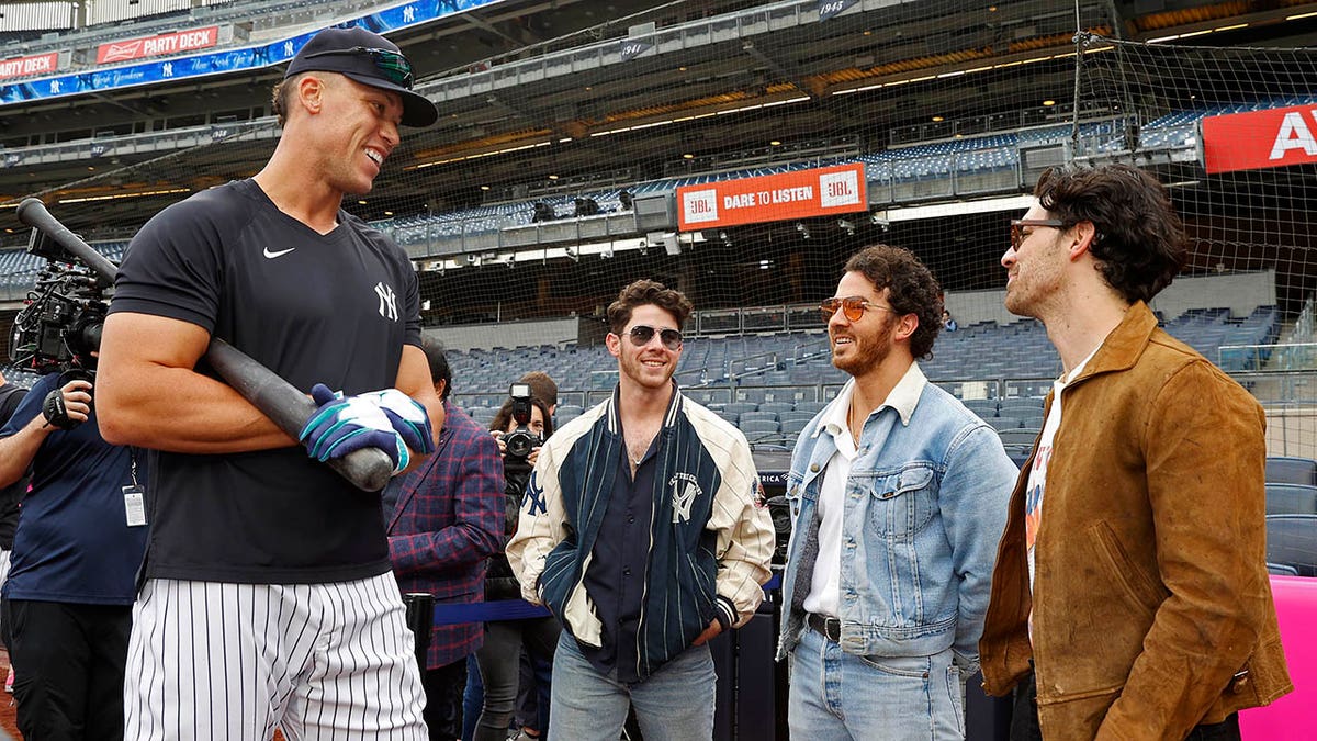 Aaron Judge and the Jonas Brothers