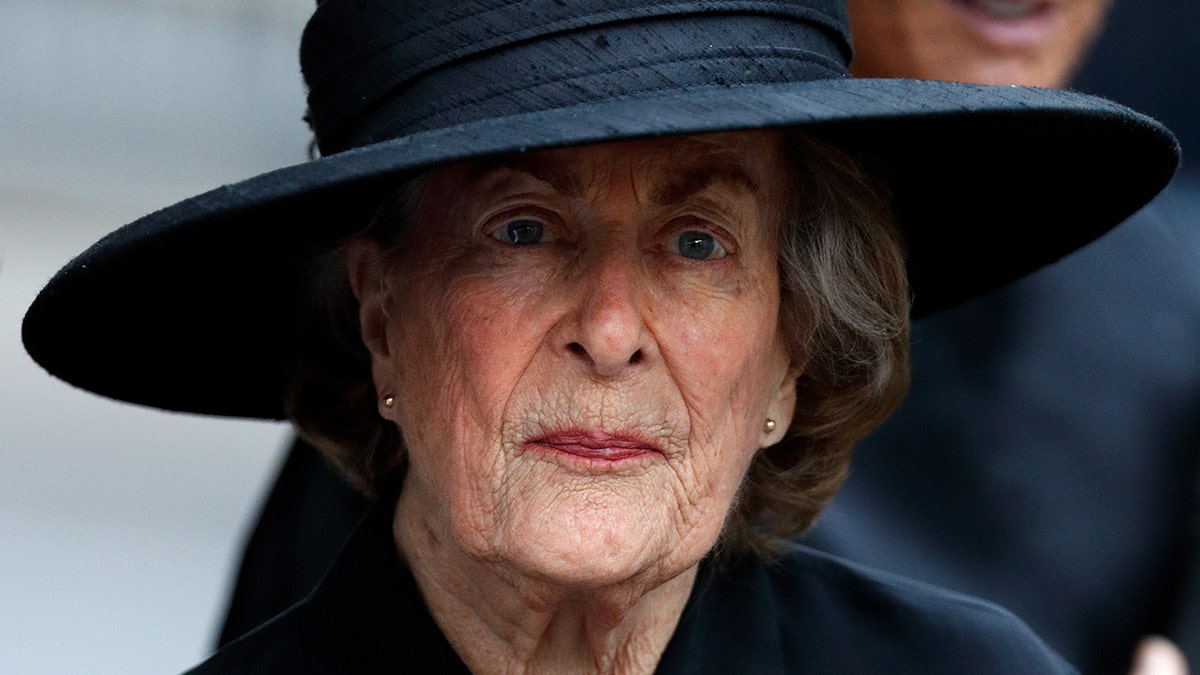 Lady Pamela Hicks at the queen's funeral