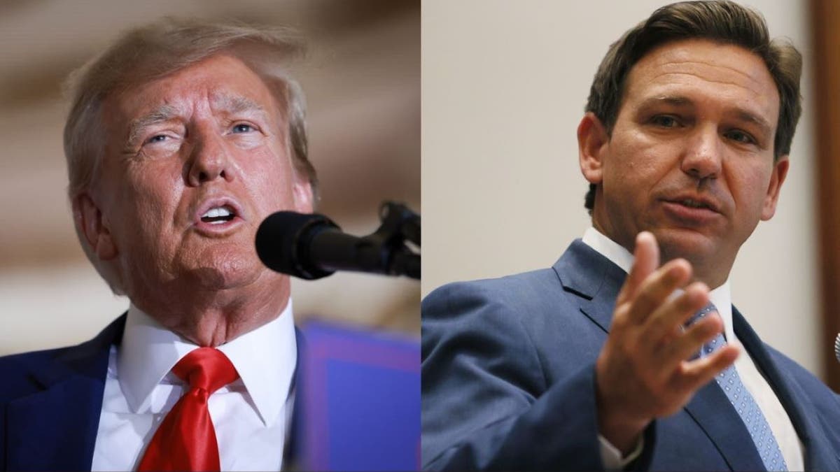 Donald Trump and Ron DeSantis