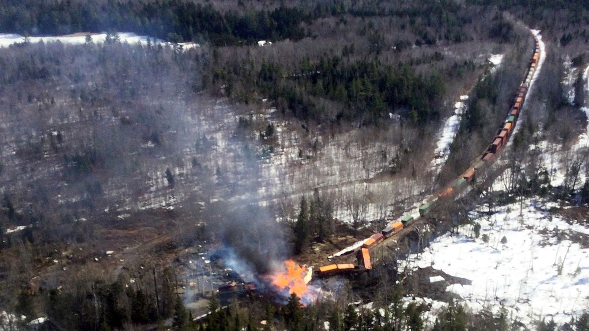 Maine derailment