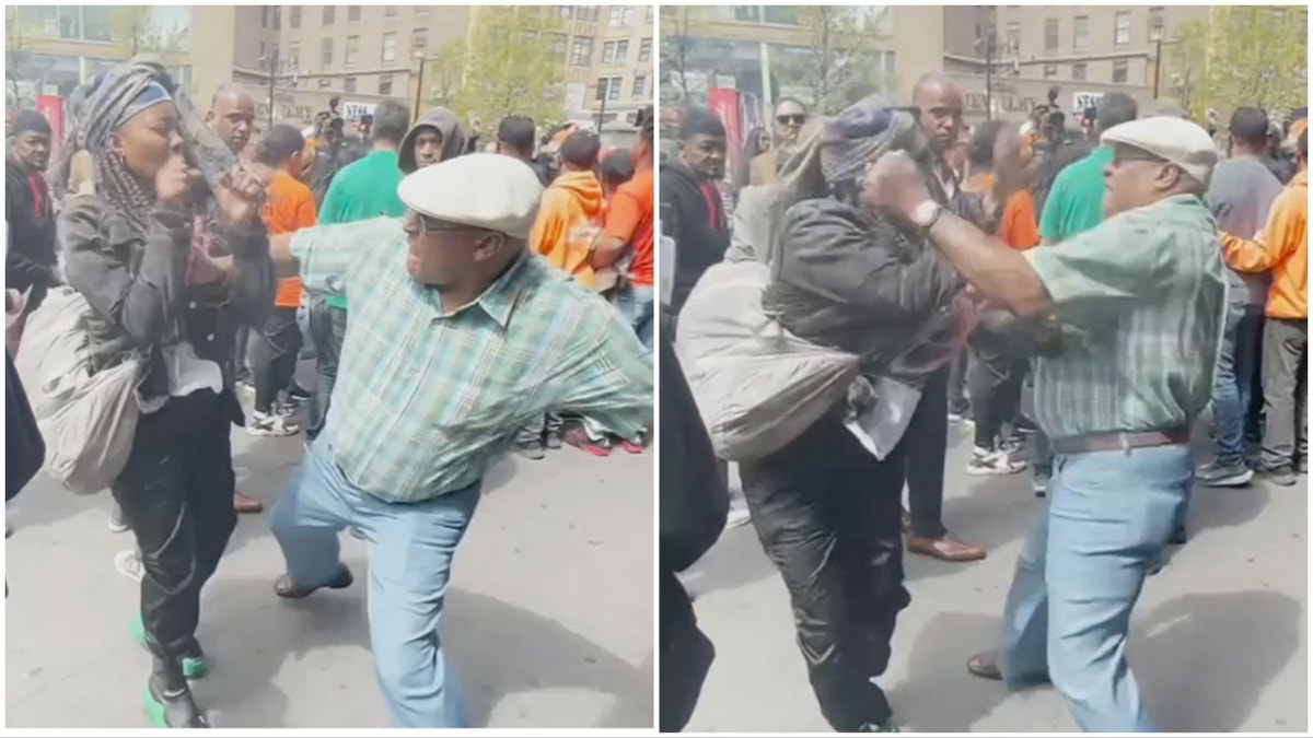 Man punches woman during Earth Day event 