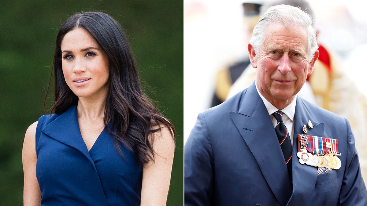 meghan markle king charles III split photo