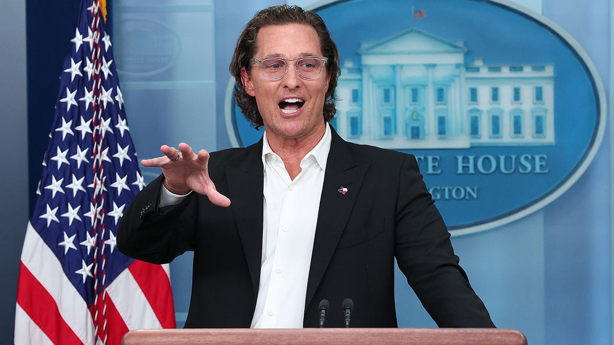 Matthew McConaughey at the White House