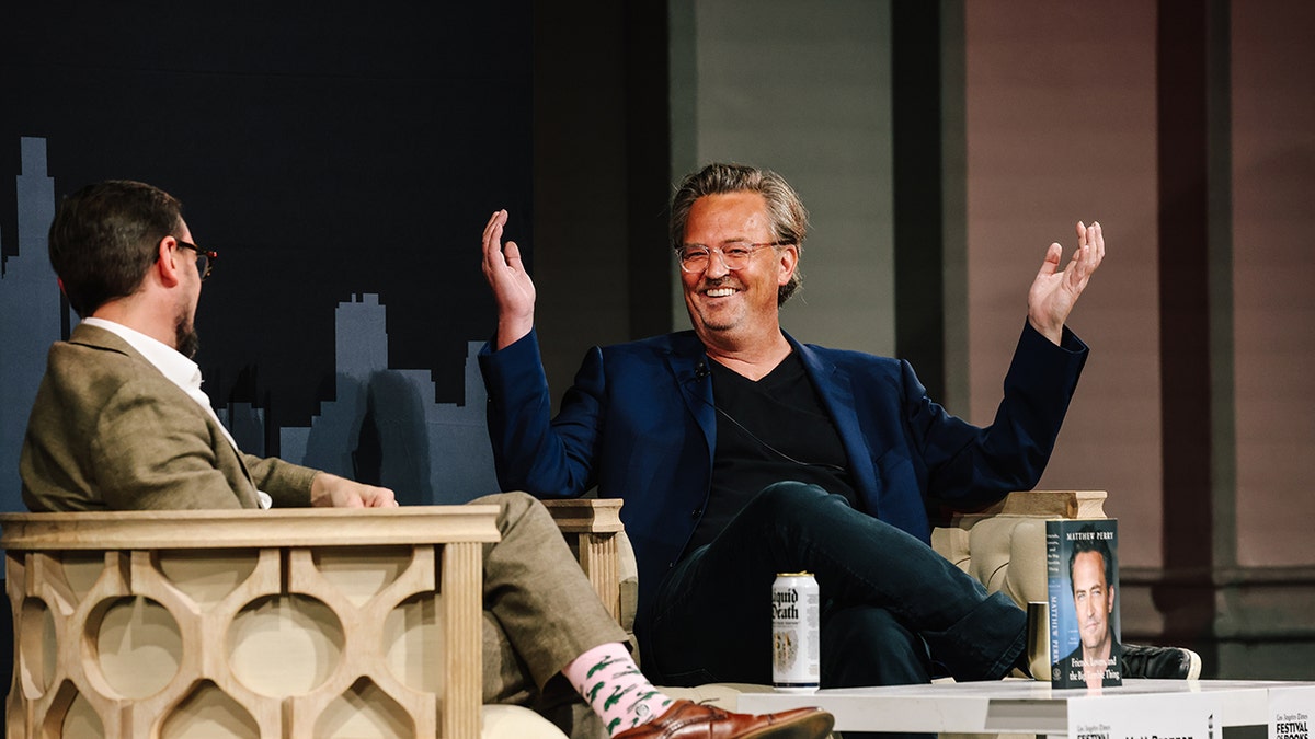Matthew Perry shows off his memoir and chats about book at panel discussion
