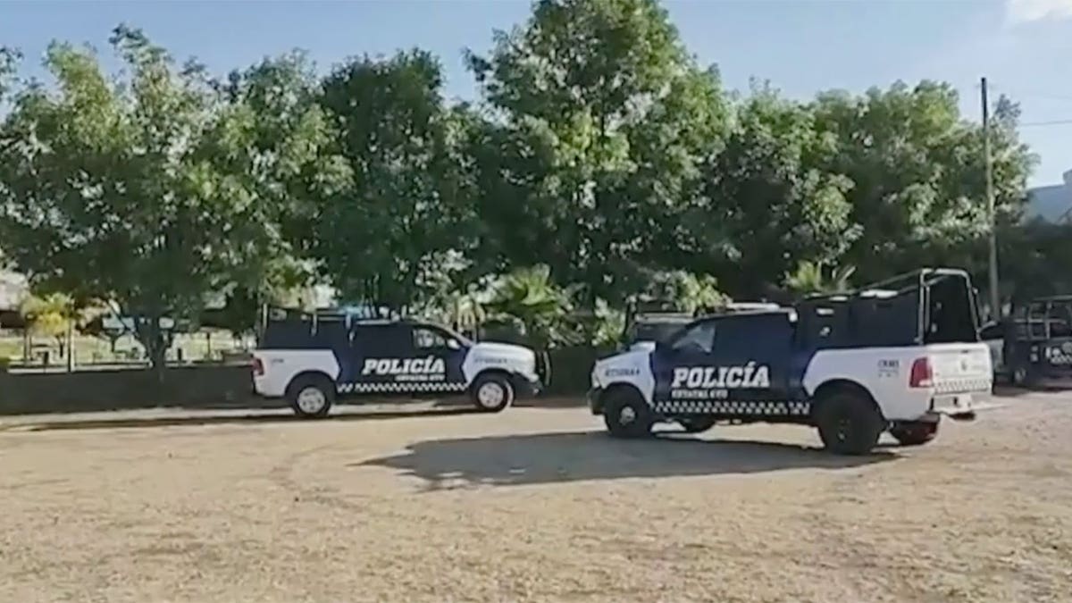 Mexican police respond to La Palma resort in Guanajuato after gunmen killed seven vacationers, including a child