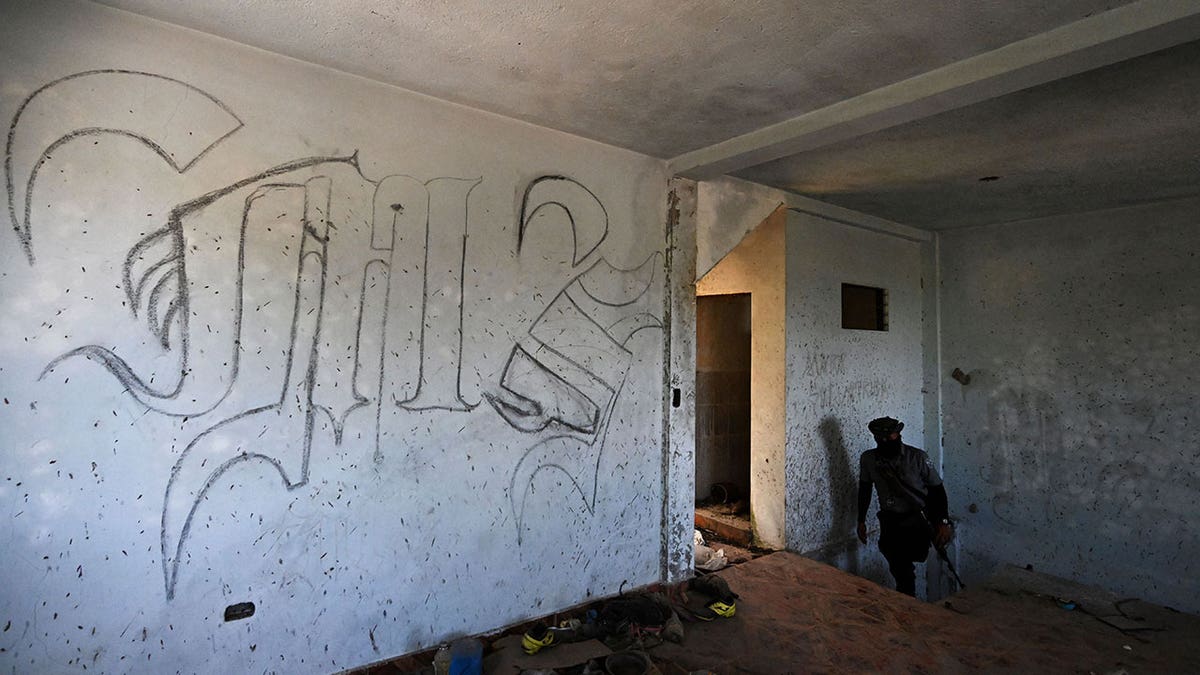 Mara Salvatrucha gang graffiti