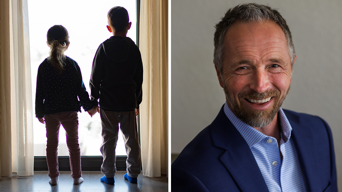 Jeff Myers and children split
