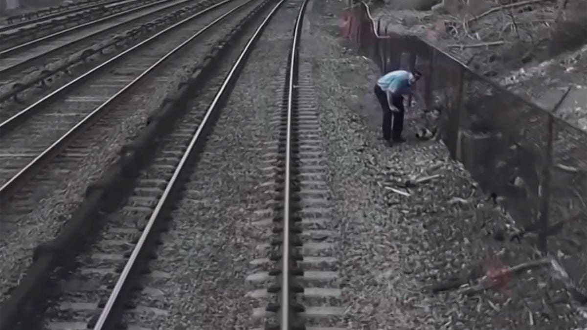 NY toddler train tracks rescue