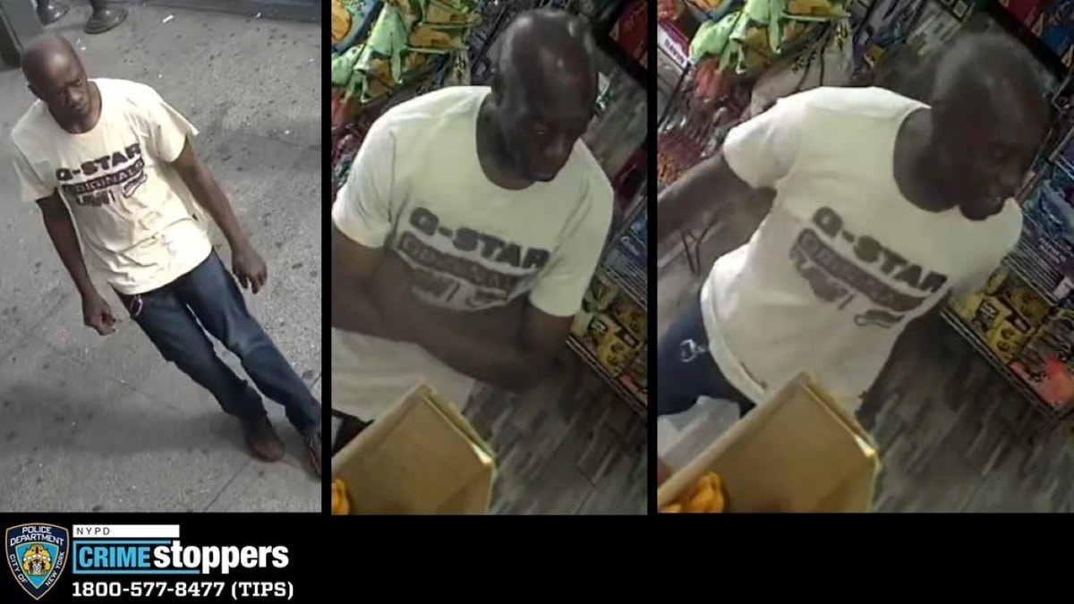 Surveillance footage of Canarsie suspect