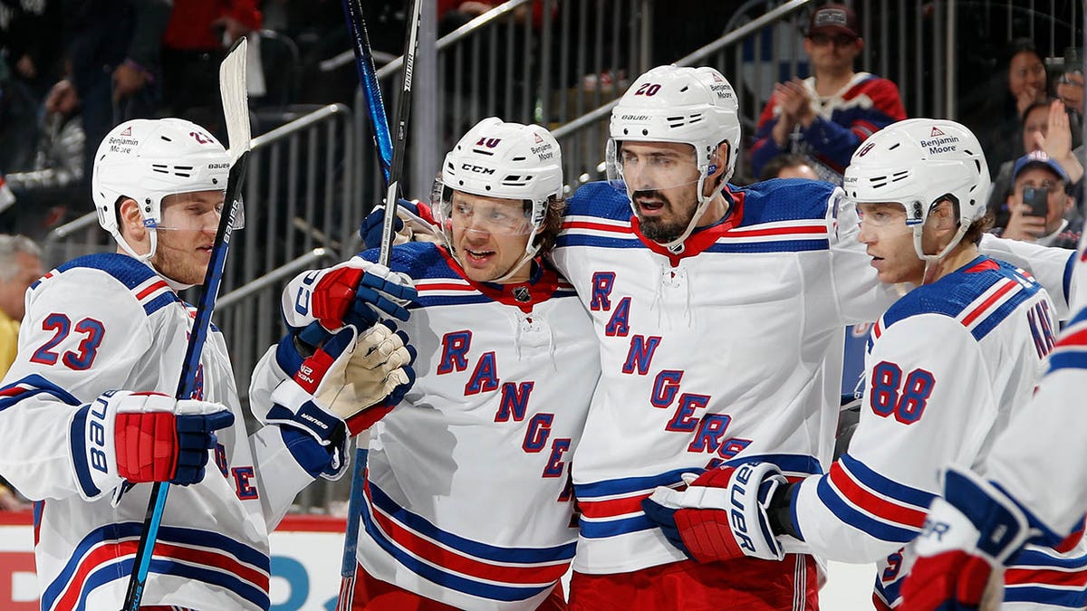 Rangers celebrate goal