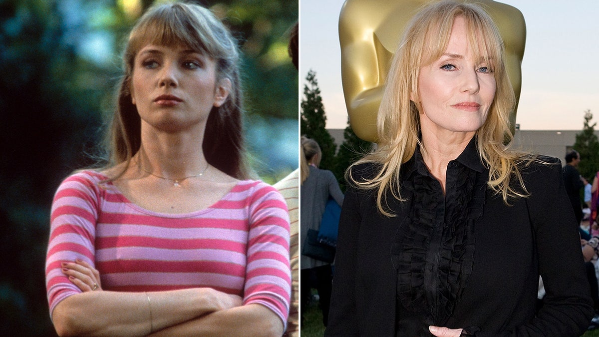 Rebecca de Monray then and now split