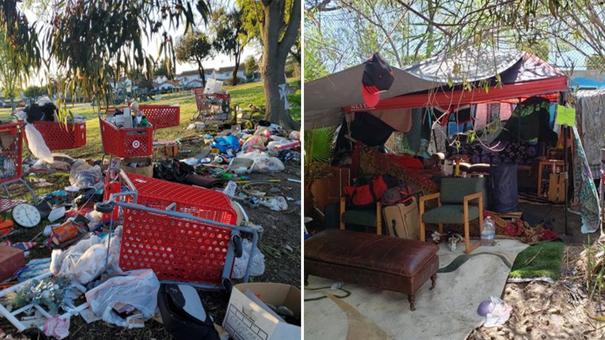 San Diego homeless encampments