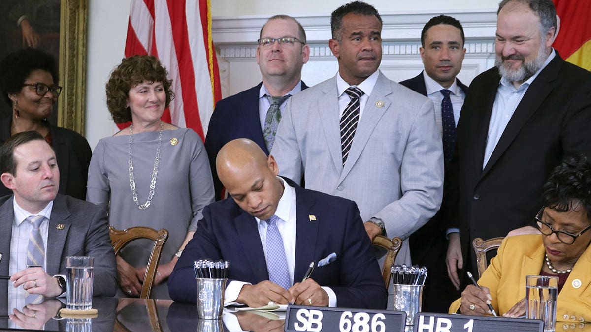 MD Gov. Wes Moore signs a bill