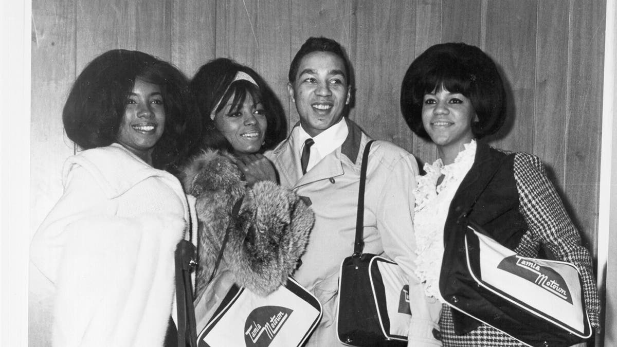 Smokey Robinson with Diana Ross in 1965