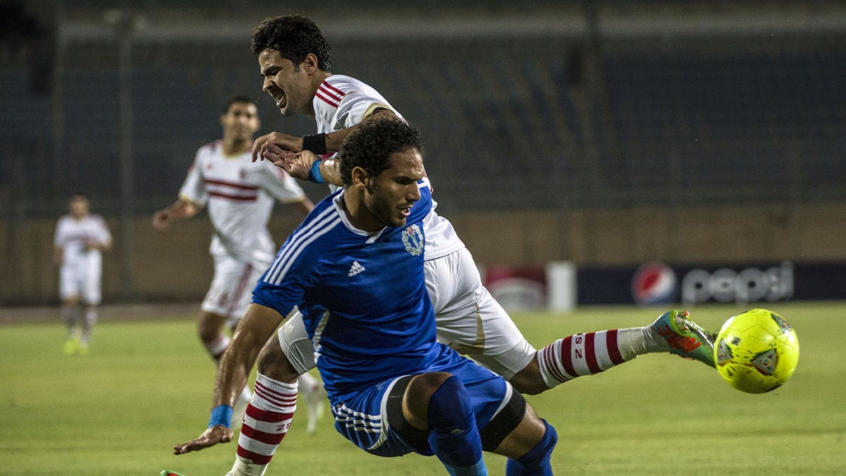 Egyptian soccer rivalries' jerseys