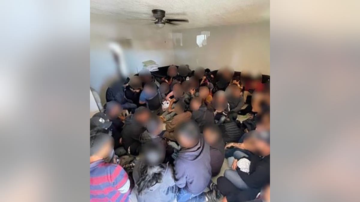 Illegal immigrants crowded into stash house