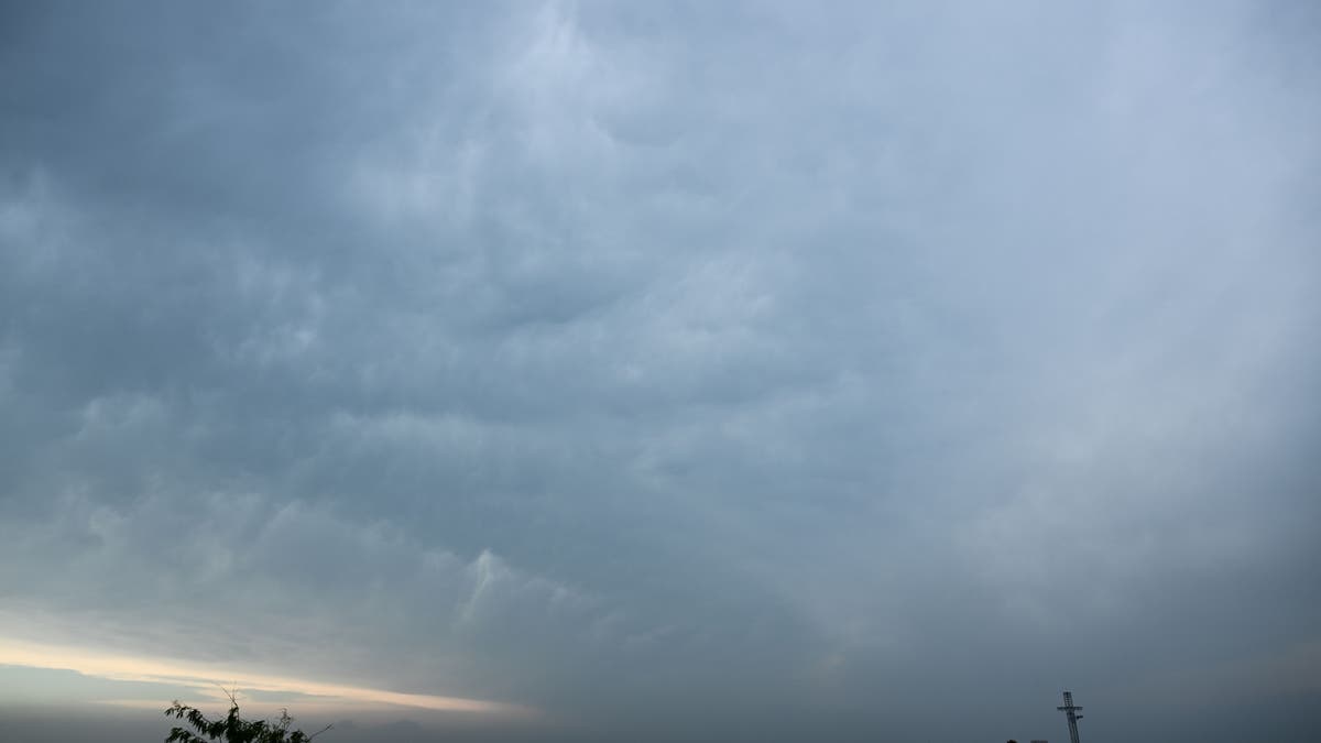 storm clouds over Texas