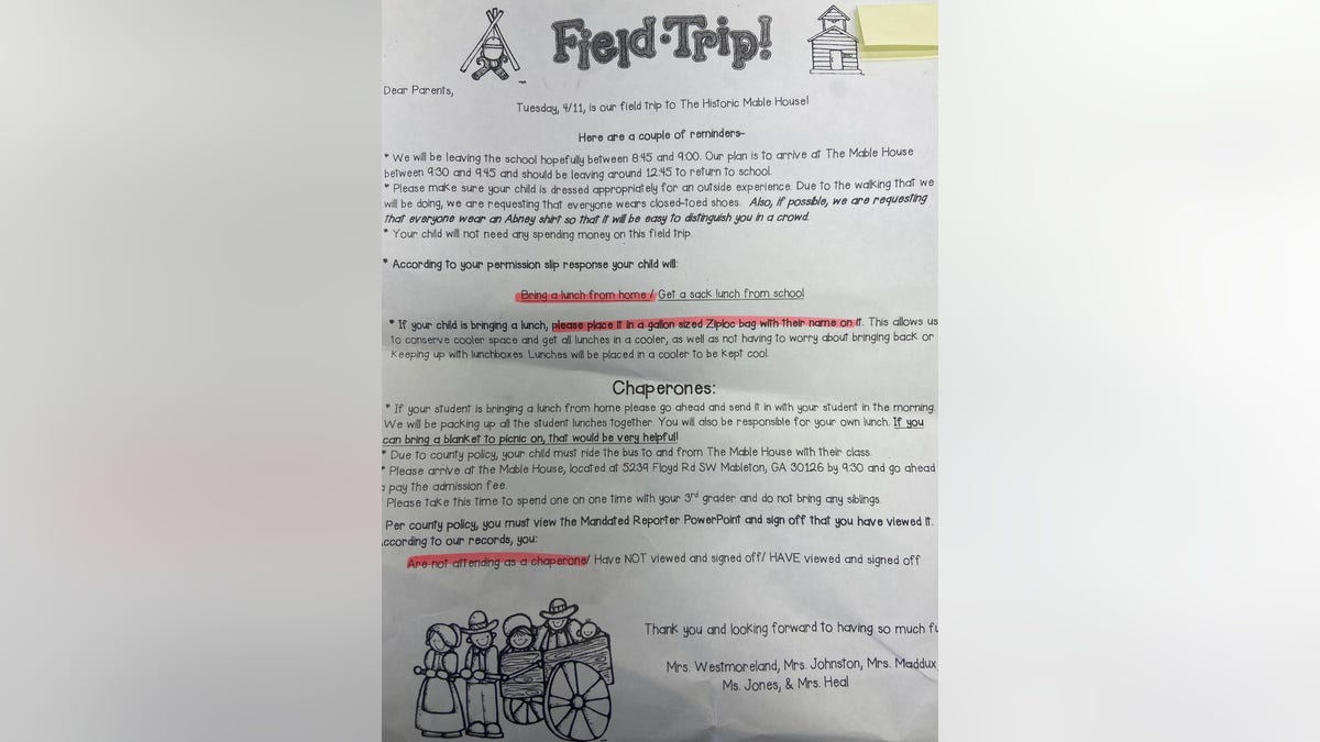 Permission slip