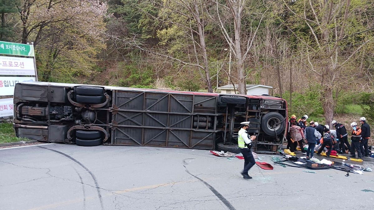 South Korea bus crash