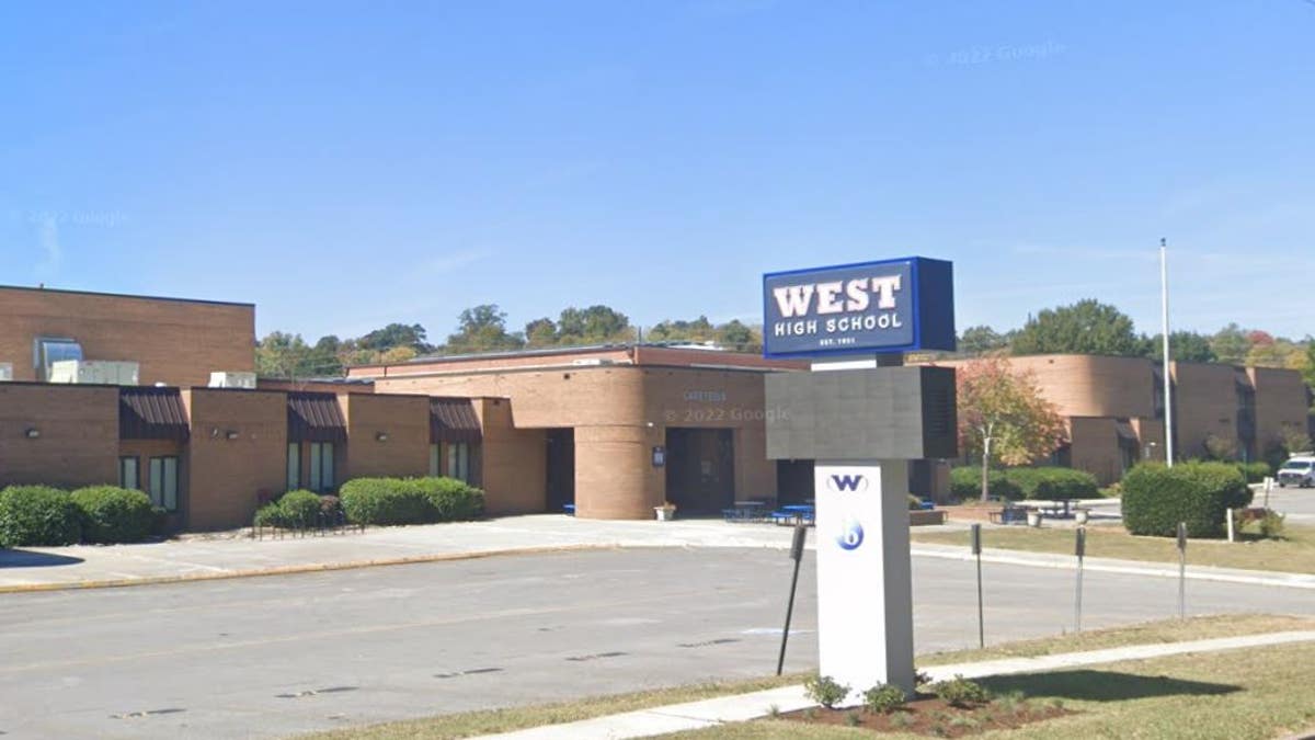 façade of West High School
