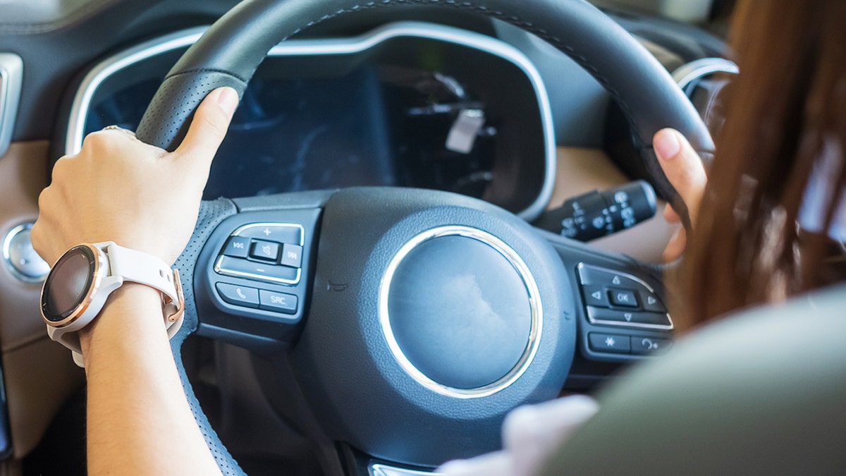 Woman driving