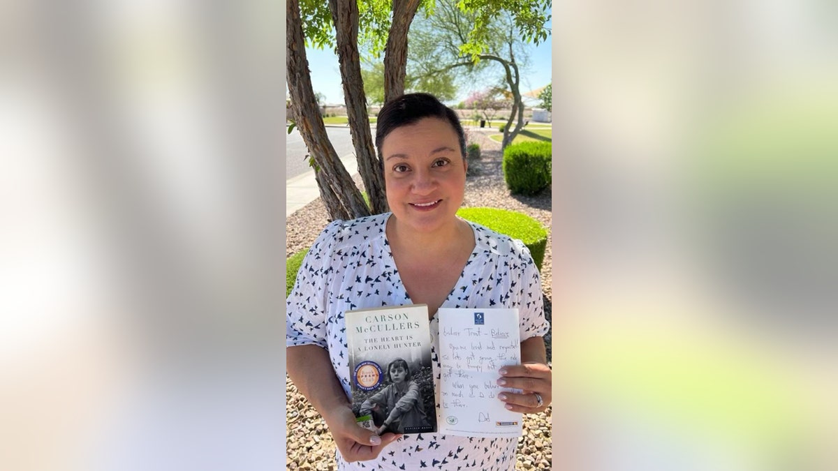 rose farmer with book