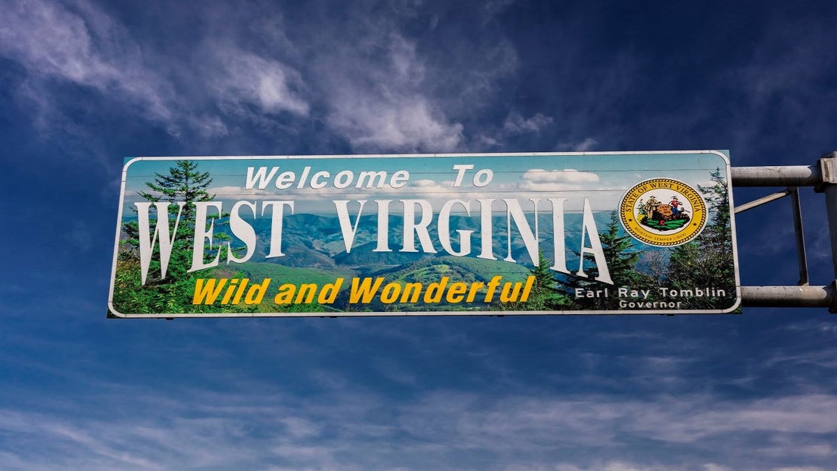 West Virginia welcome sign