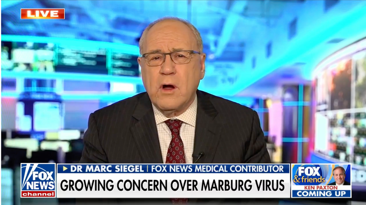 Dr. Marc Siegel Marburg virus