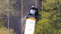 New York police say unlicensed teenager hit school bus 'head-on,' several left with life-threatening injuries