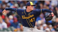 Brewers' Gus Varland avoids major injury after getting hit in face by line drive